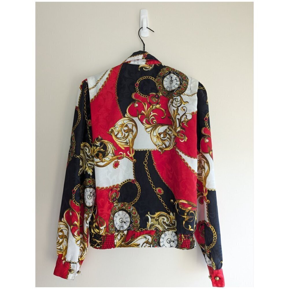 Vintage Alia Baroque 80's Pocketwatch Maximalism Jacket - Picture 2 of 11